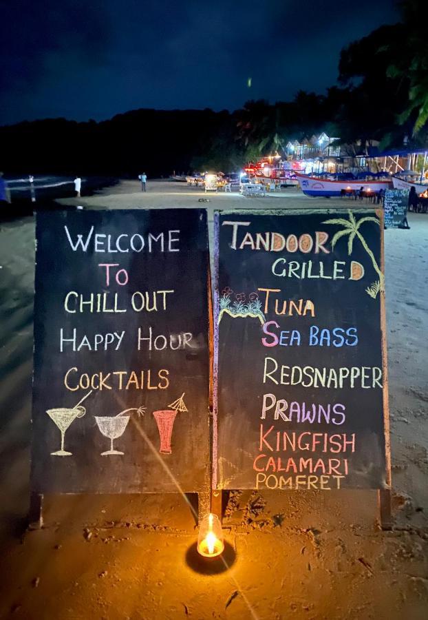 Chill Out Jasmine Restaurant Bar Rooms Palolem Dış mekan fotoğraf